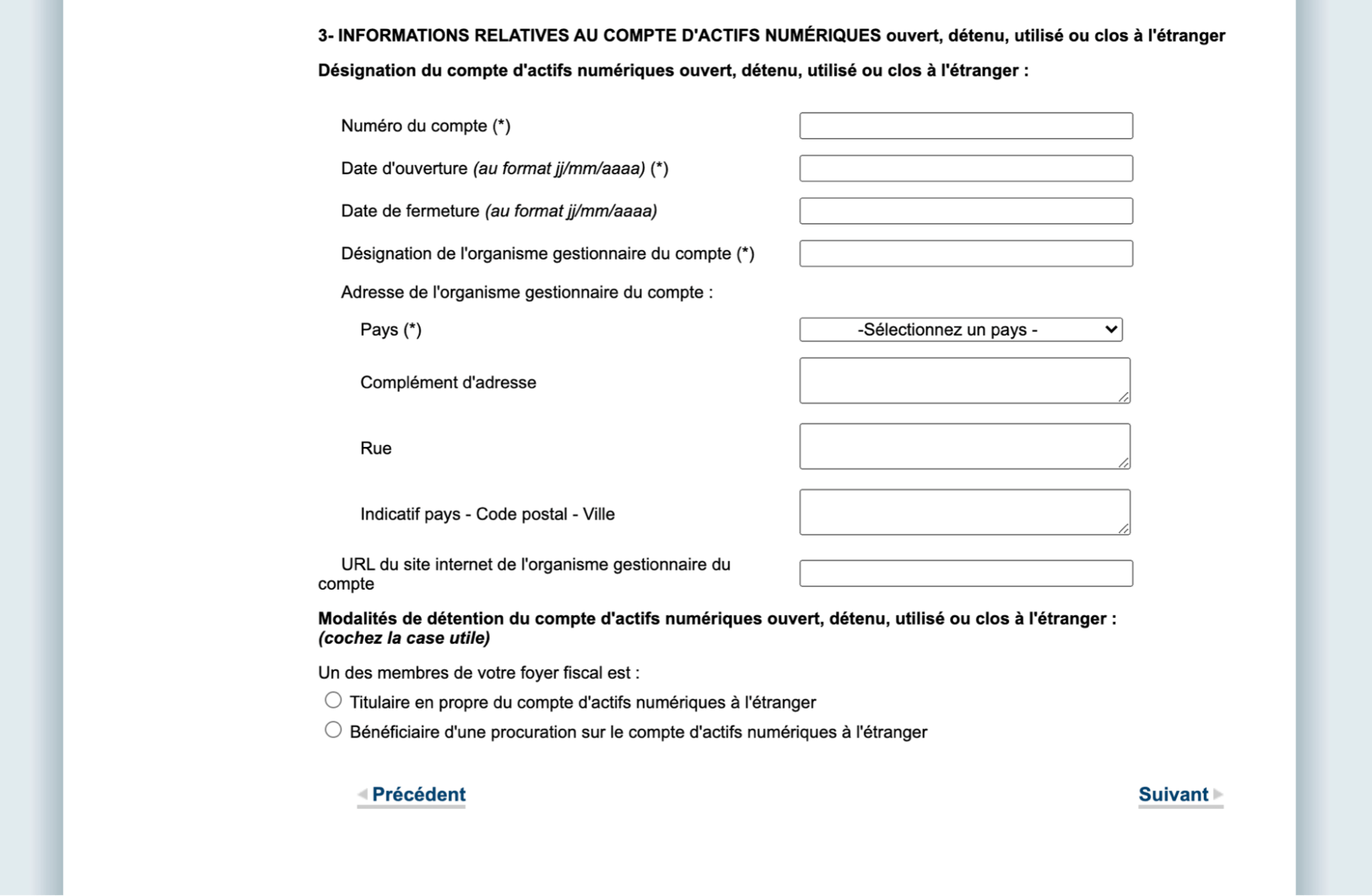 Déclaration Fiscale Cryptomonnaies