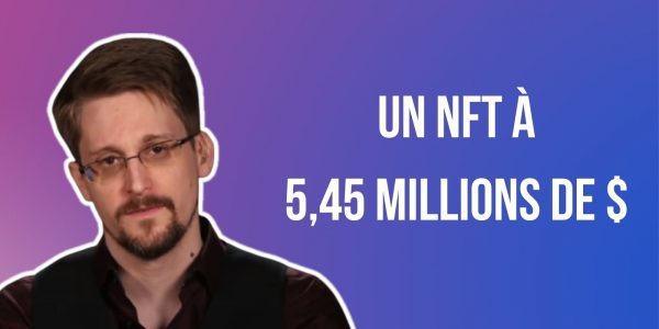 Edward Snowden vend un NFT 5,45 millions de dollars au profit d'une organisation défendant la liberté d'expression