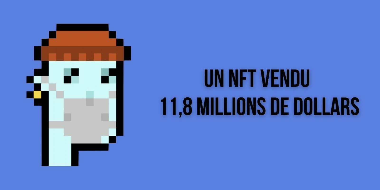 Un CryptoPunk vendu près de 11,8 millions de dollars par Sotheby's