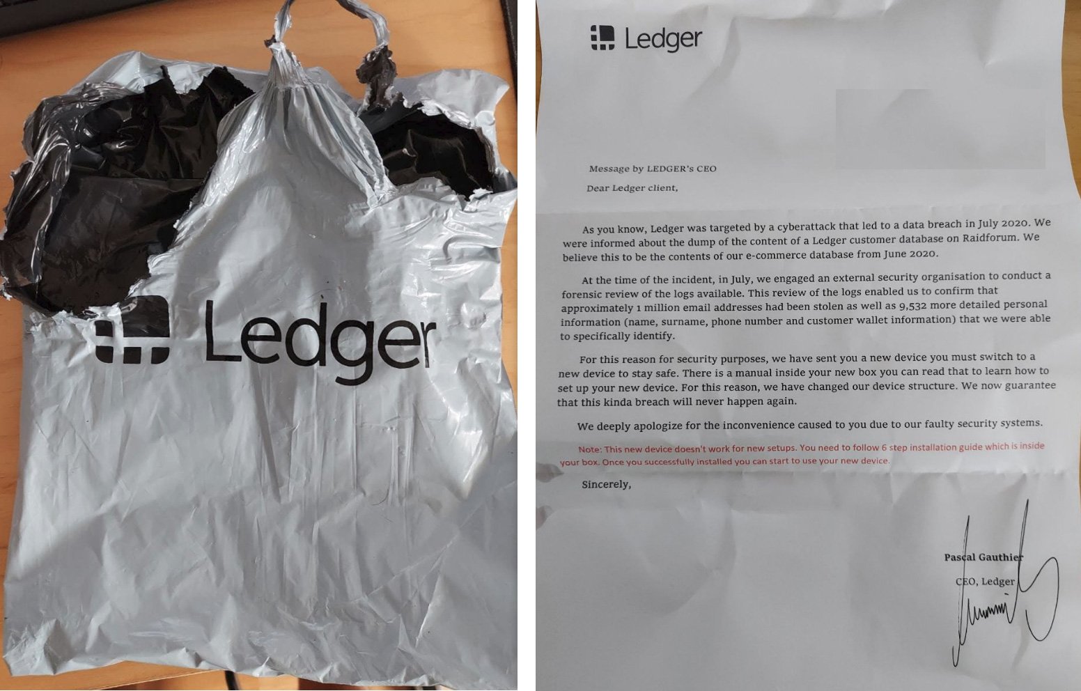 ledger phishing