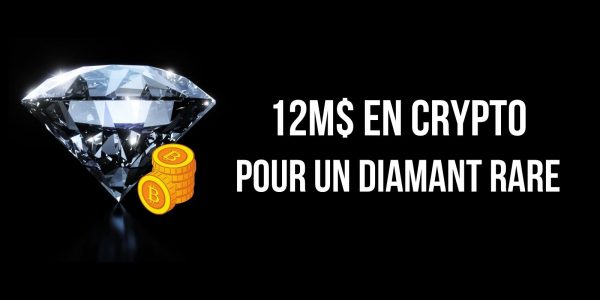 Un diamant de 101 carats vendu pour 12,3M$ en cryptomonnaies chez Sotheby’s