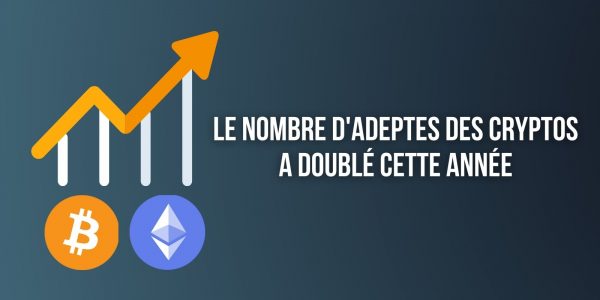 Le nombre de détenteurs de cryptomonnaies a doublé depuis janvier 2021