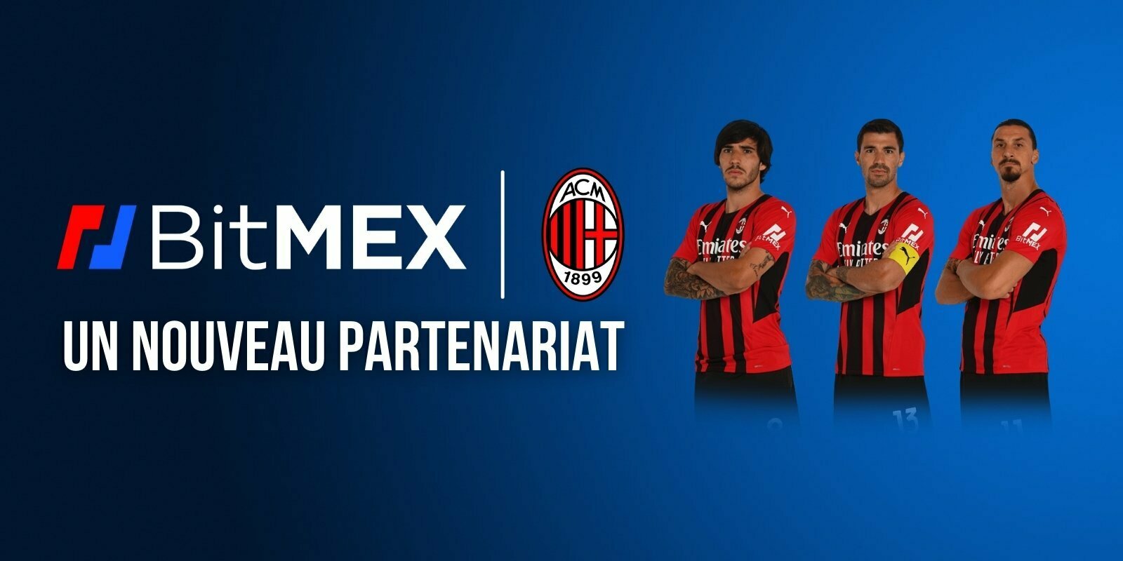 BitMEX signe un accord avec l'AC Milan pour apposer son logo sur les maillots