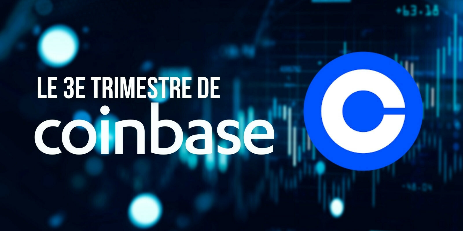 Coinbase : revenus en baisse au troisième trimestre, la plateforme reste optimiste