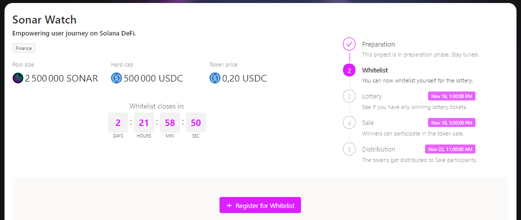 Solanium Sonar Watch
