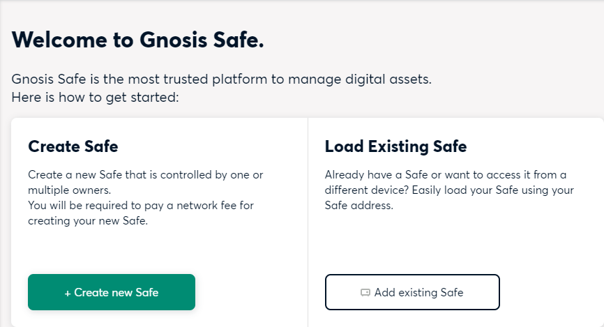Gnosis Safe 1 Gnosis Safe 1