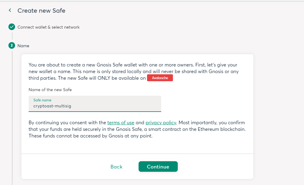 Gnosis Safe 2 Gnosis Safe 2