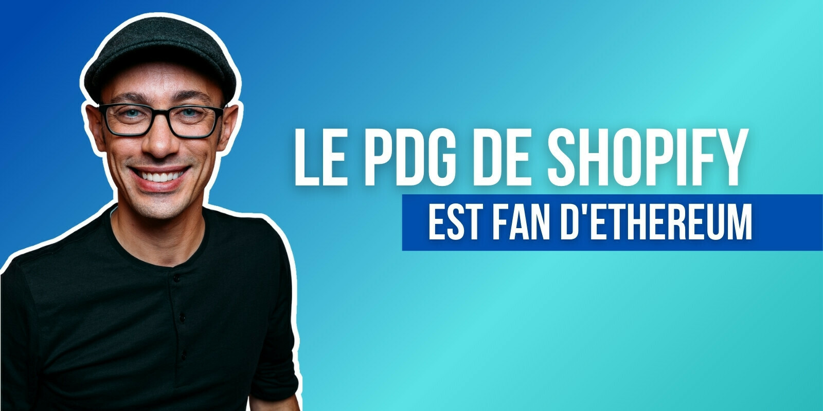 Le PDG de Shopify achète son nom de domaine en .eth et affiche son NFT Cryptopunk sur Twitter