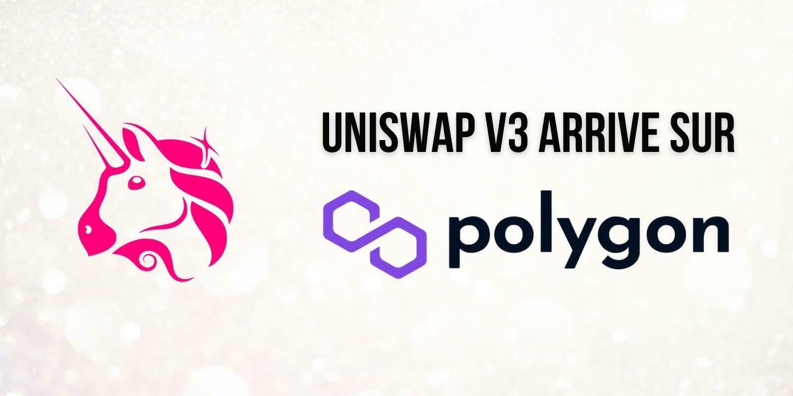 Avec 99,3% d'approbation, la communauté d'Uniswap a voté l'intégration de la v3 au réseau Polygon