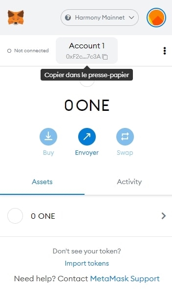 Adresse MetaMask Adresse MetaMask