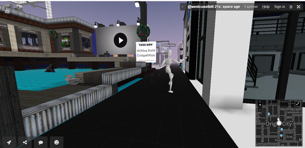 Cryptovoxels Monde Cryptovoxels Monde