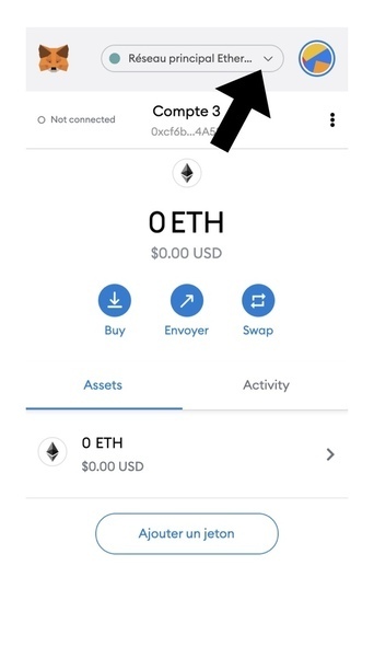 Reseau MetaMask Reseau MetaMask