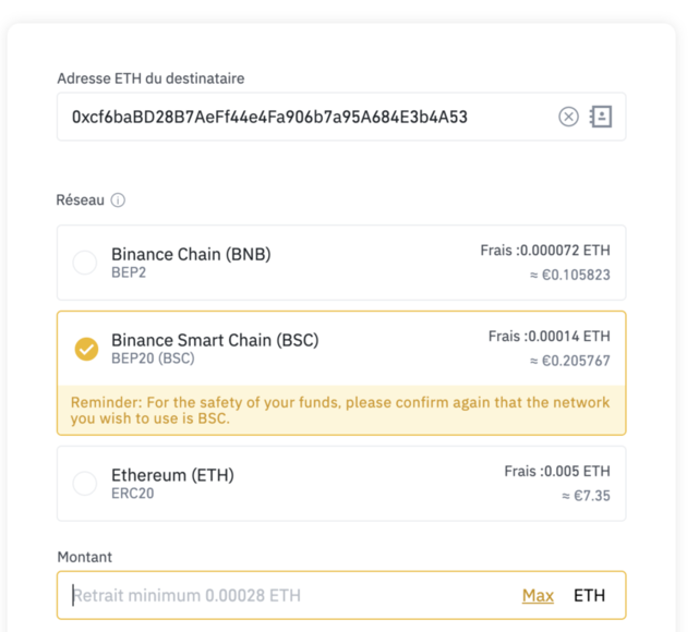 Retrait Binance Retrait Binance