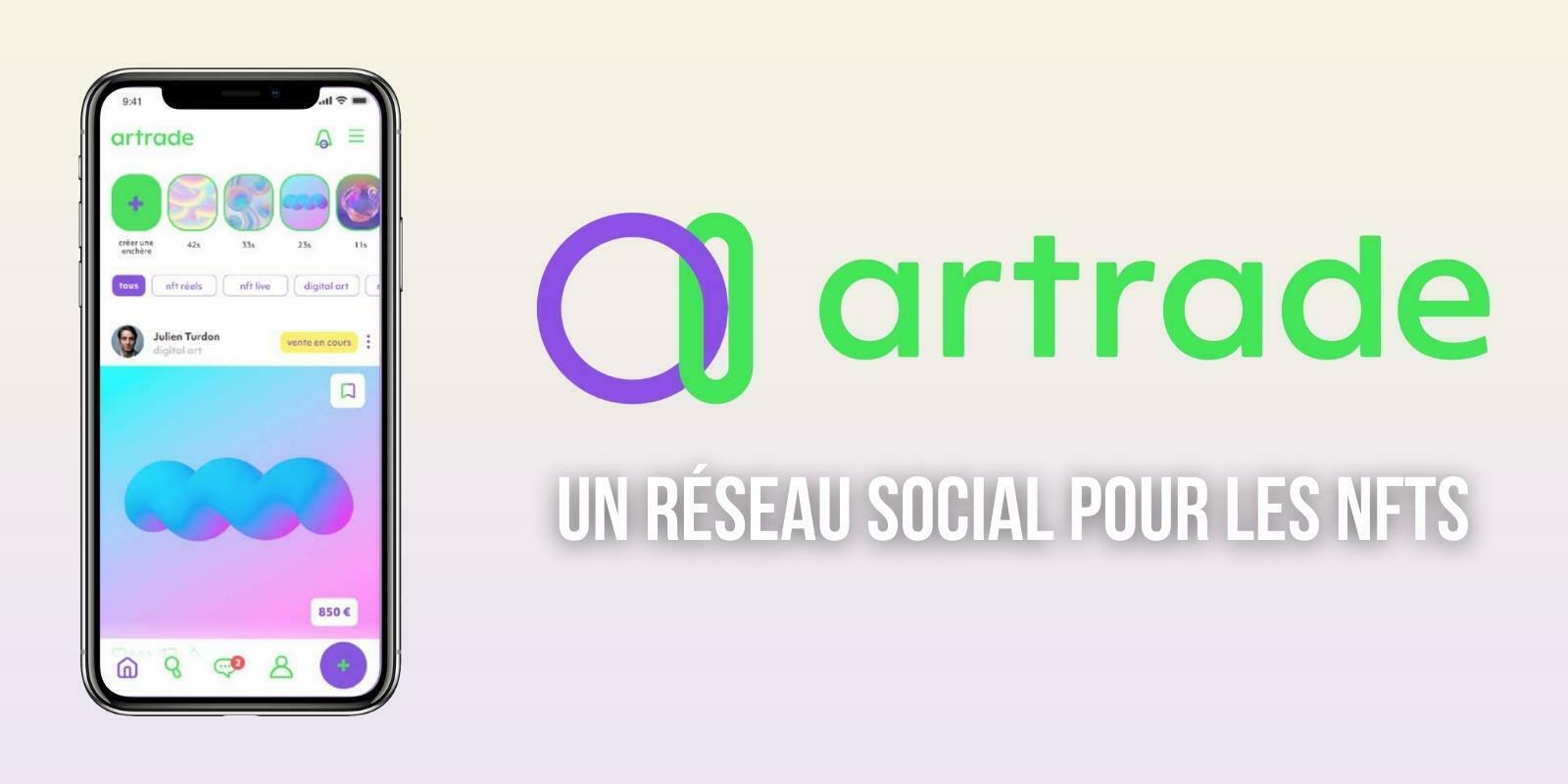Artrade (ATR), le réseau social dédié aux tokens non fongibles (NFTs)