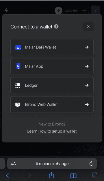 connexion maiar app