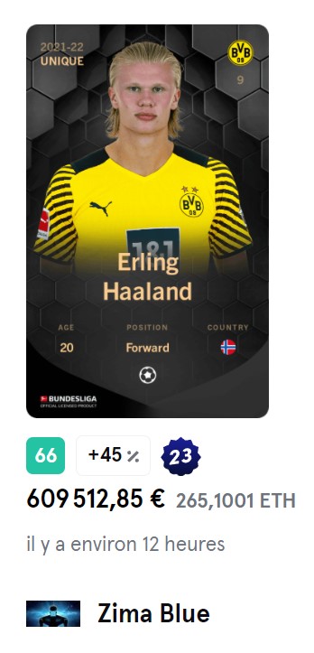 erling haaland sorare erling haaland sorare