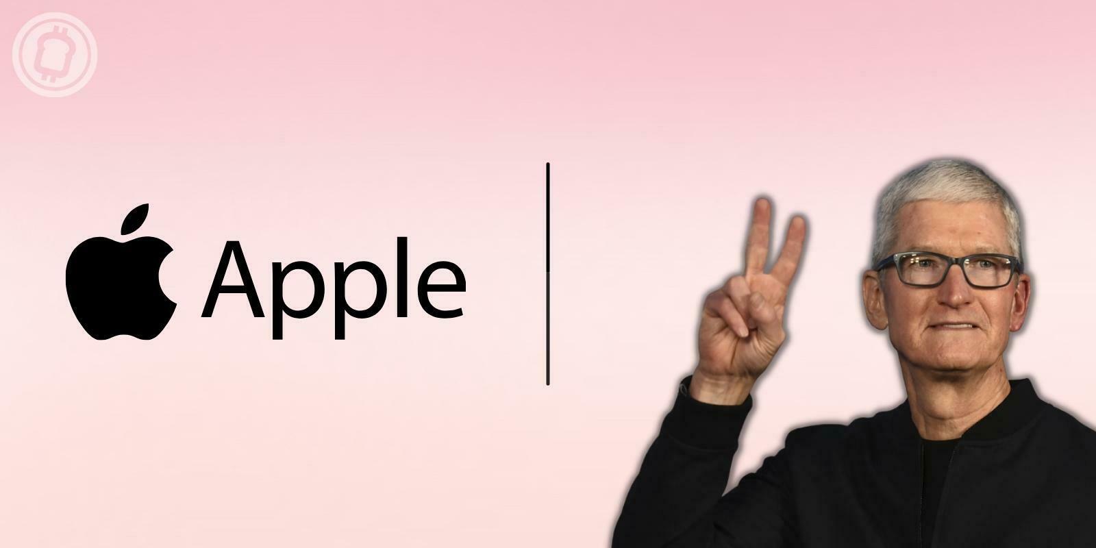 Le PDG d'Apple s'intéresse aux metaverses, l'action de la société bondit