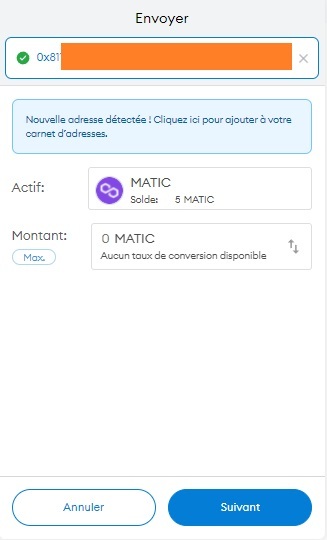 Envoi Matic