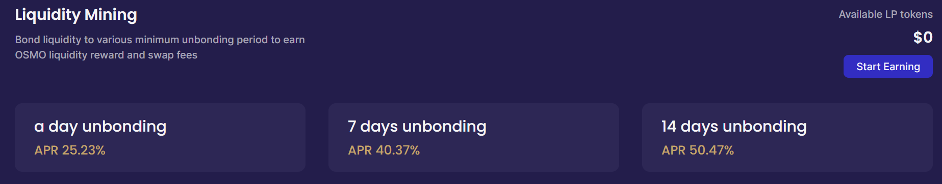 Liquidity Mining Osmosis