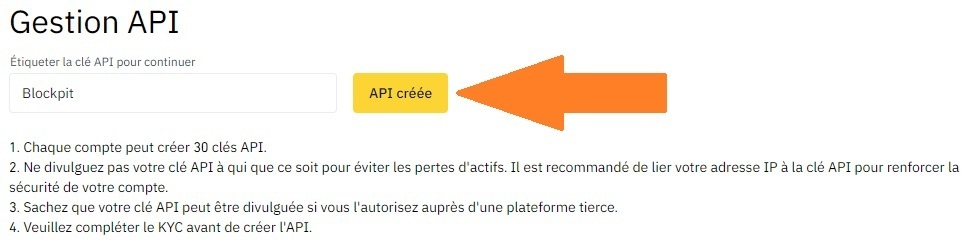 Nouvel API Binance Nouvel API Binance