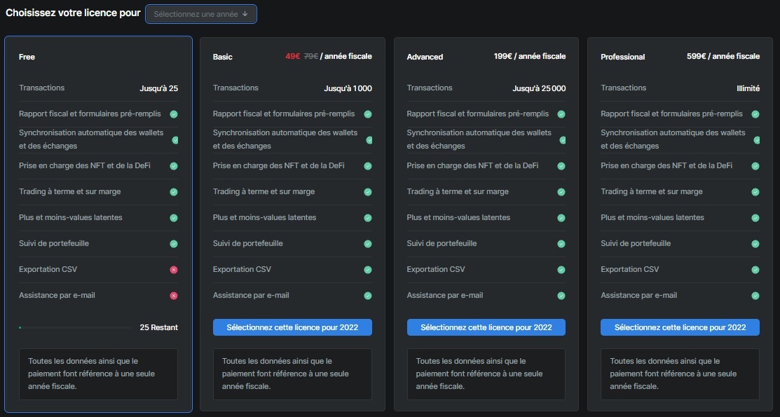 Tarification Tarification