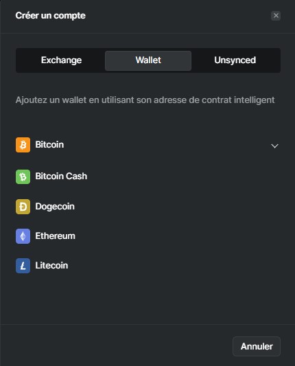 Blockchains disponibles Blockchains disponnibles
