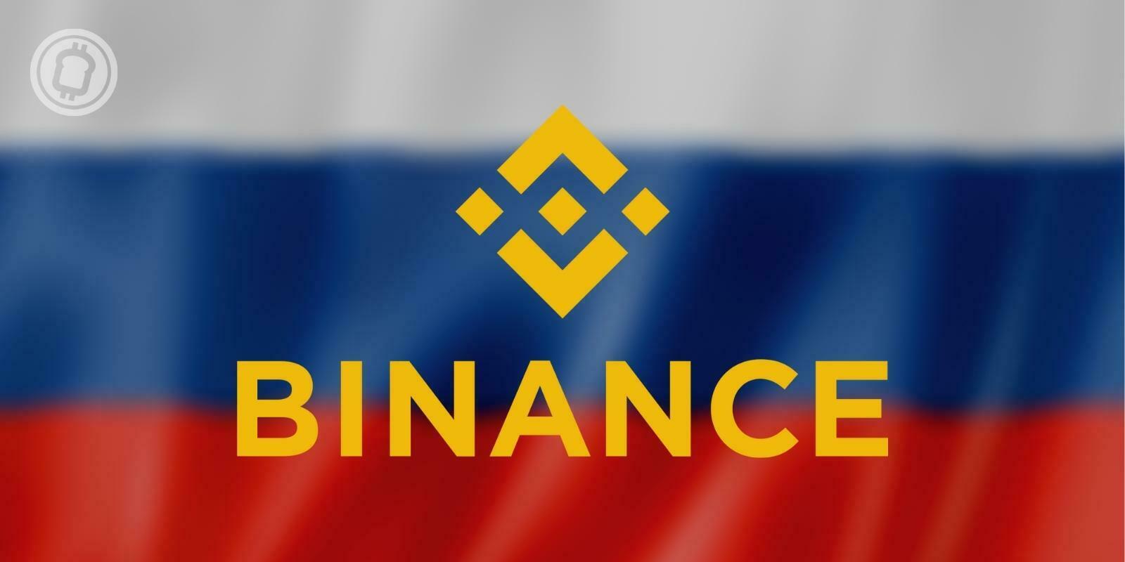 Binance clôture les comptes d'utilisateurs en lien avec le gouvernement russe
