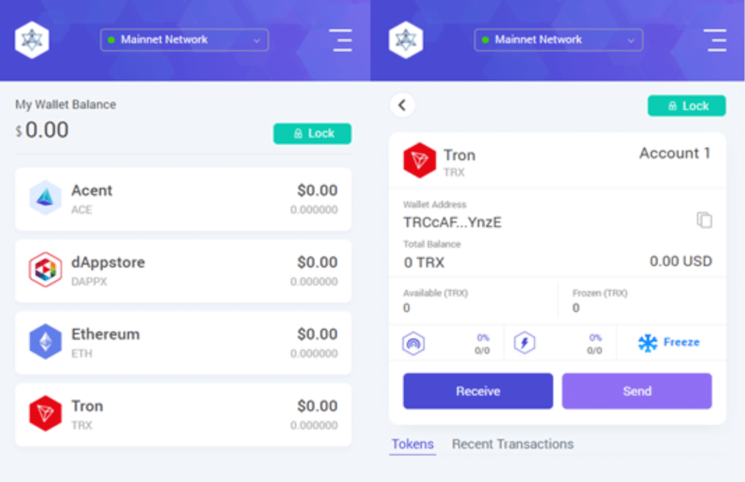 Aperçu de Metawallet sur Osiris Browser Aperçu de Metawallet sur Osiris Browser