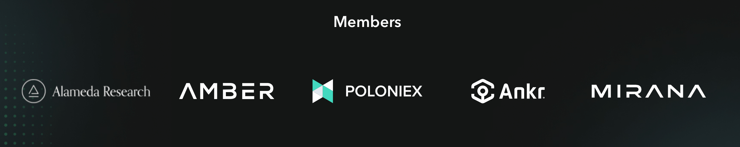 Les cinq membres de la TRON DAO reserve Les cinq membres de la TRON DAO reserve