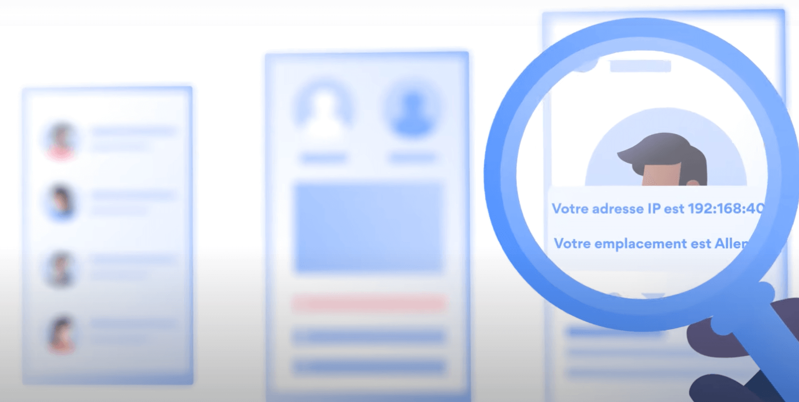 Illustration du niveau de sécurité sans VPN Illustration du niveau de sécurité sans VPN