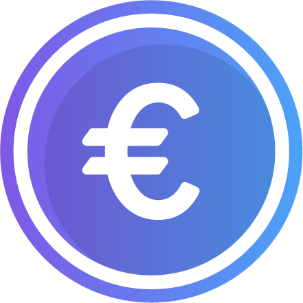 Euro Coin EUROC Logo Euro Coin EUROC Logo