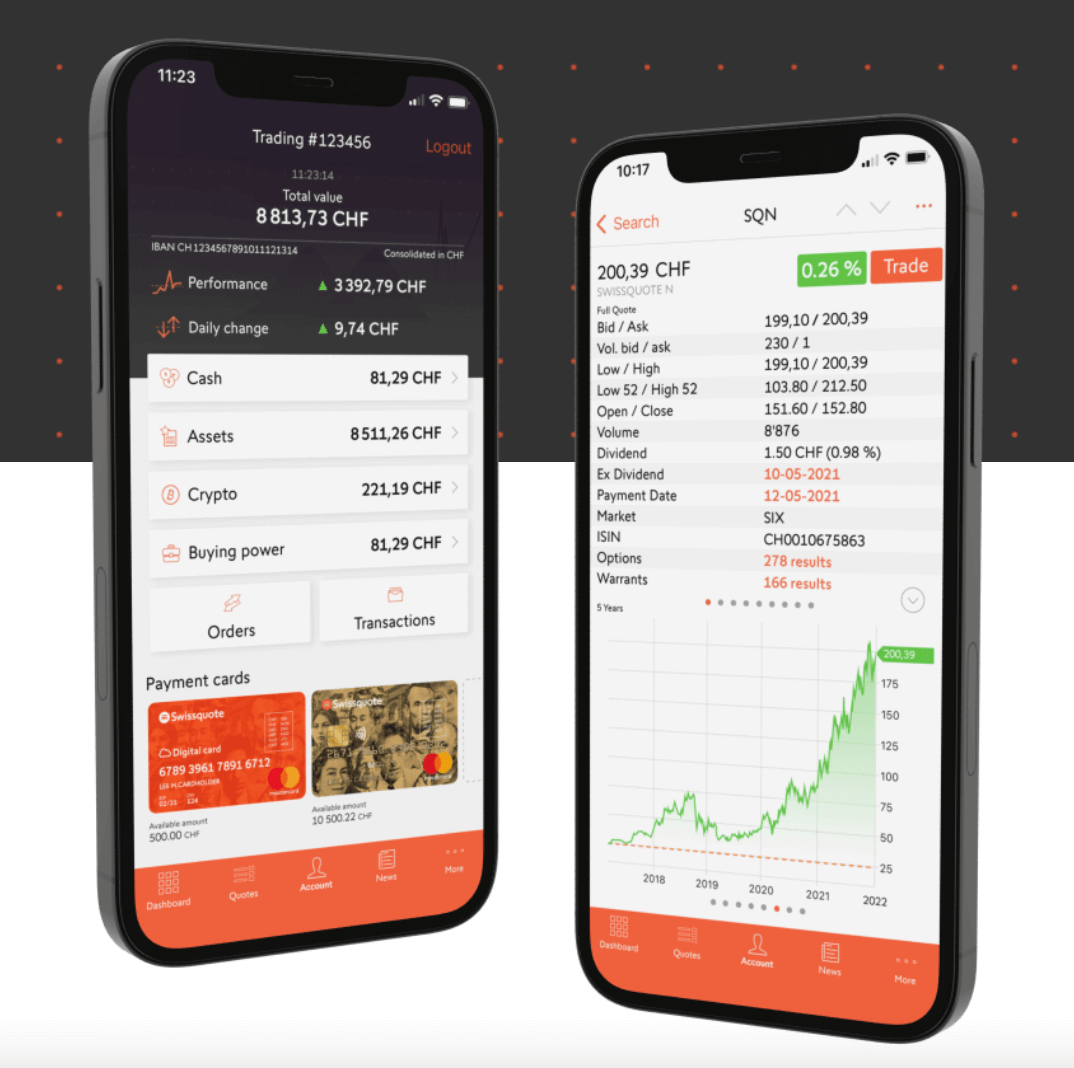 Illustration du crypto broker Swissquote Illustration du crypto broker Swissquote