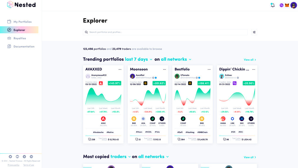 Portfolios Portfolios