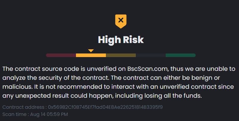 Tokens frauduleux sur la BNB Chain