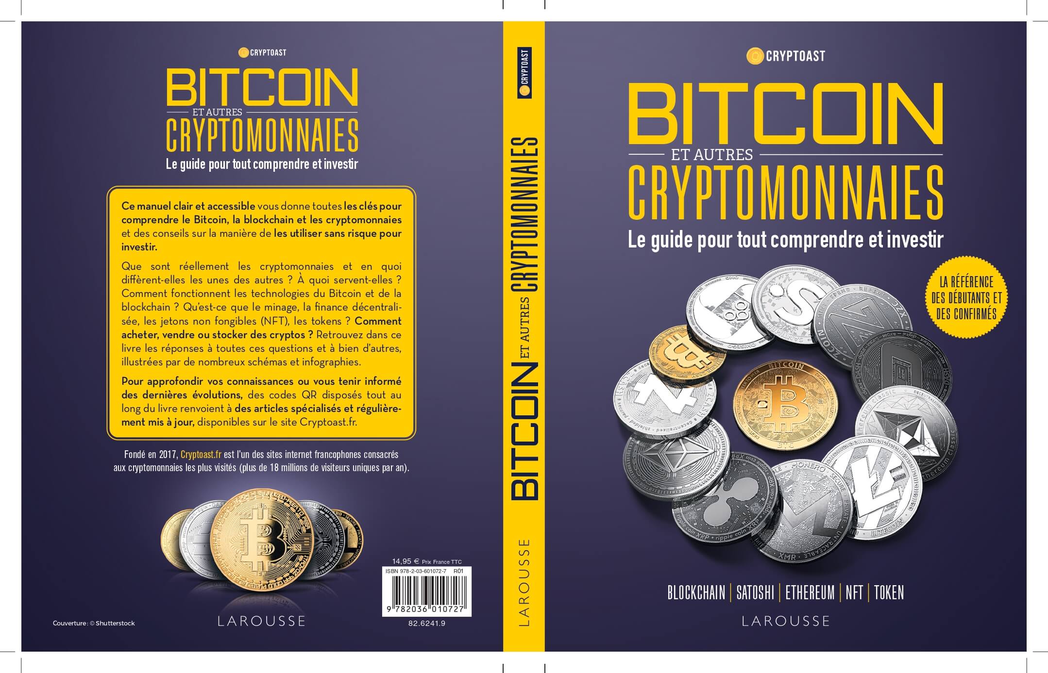 Couverture livre Bitcoin et autre cryptomonnaies Couverture livre Bitcoin et autre cryptomonnaies
