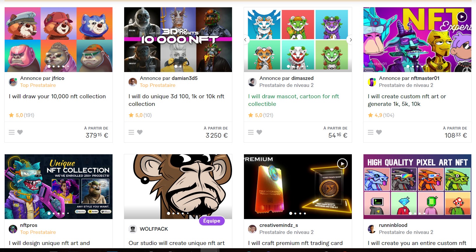 Design collection NFT