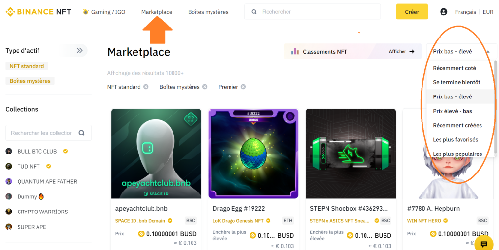 Marketplace Binance NFT Marketplace Binance NFT