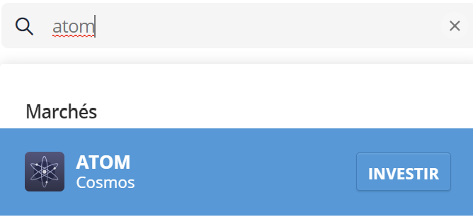Acheter Cosmos ATOM