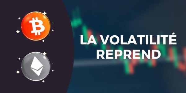 Le Bitcoin (BTC) et l'Ether (ETH) indécis – Les cryptomonnaies reprennent de la volatilité et préparent le futur mouvement