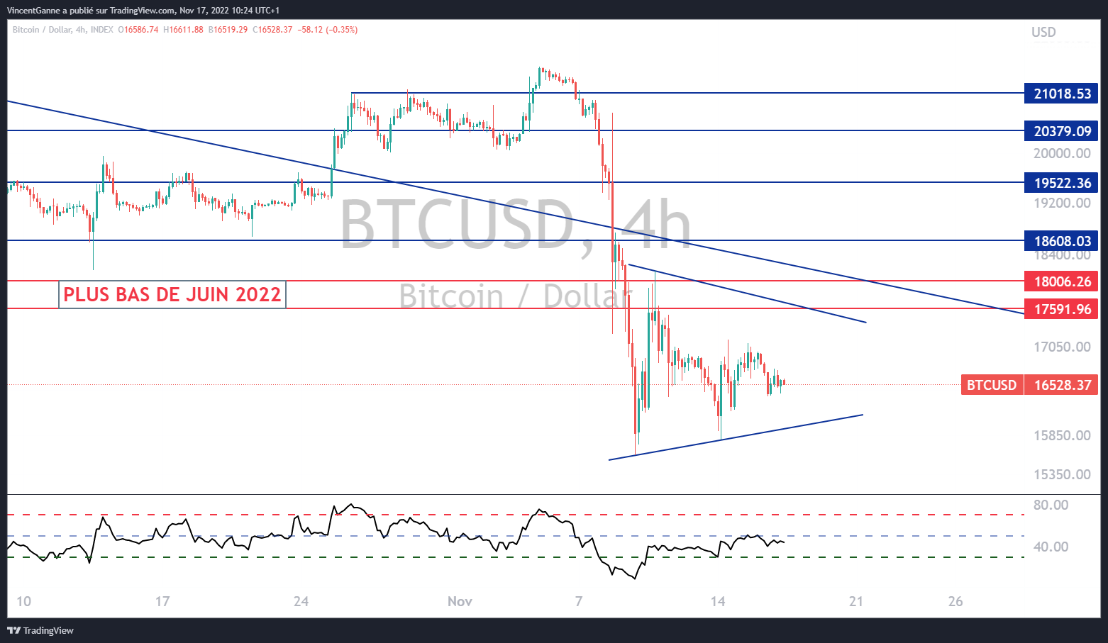 Bitcoin Dollar Graphique