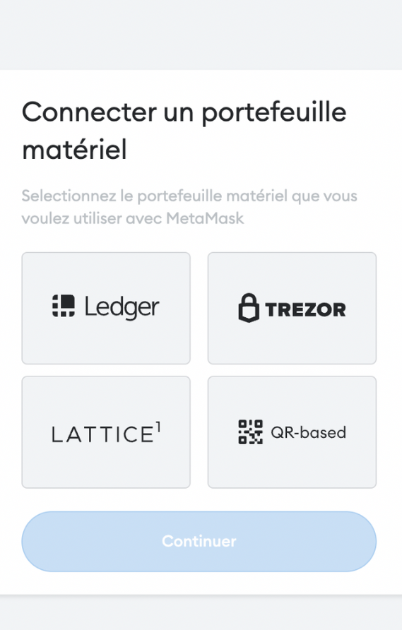 Connecter Ledger MetaMask Connecter Ledger MetaMask
