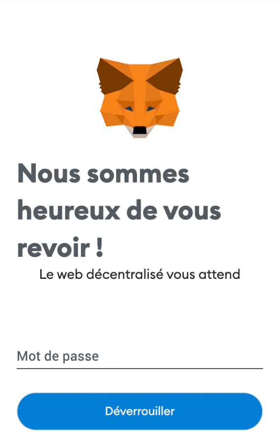 Connexion MetaMask Connexion MetaMask