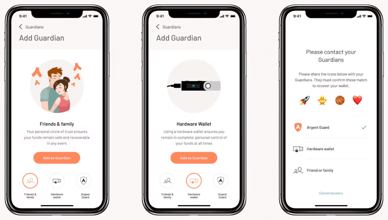Argent Social Recovery Wallet