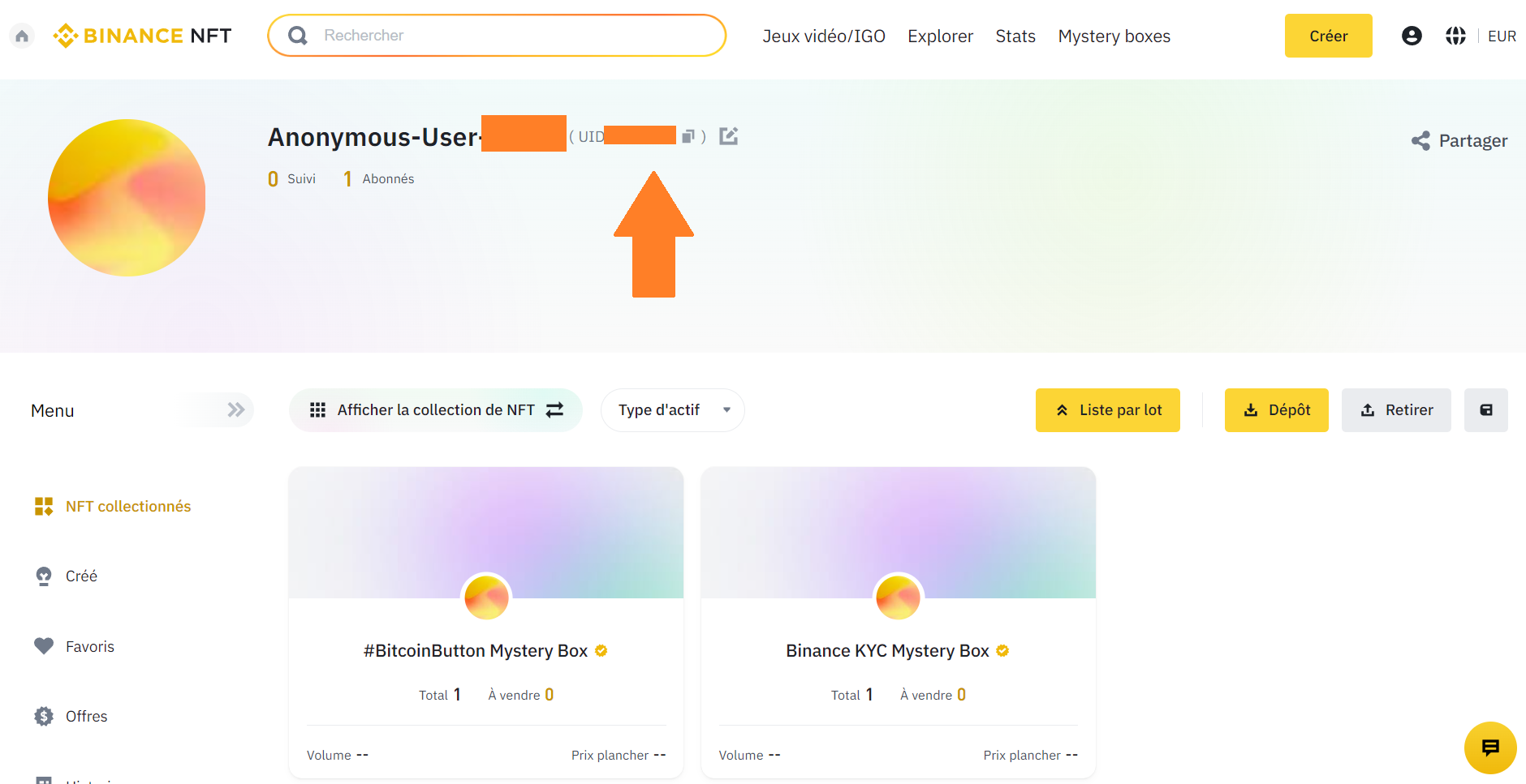Profil Binance NFT Profil Binance NFT
