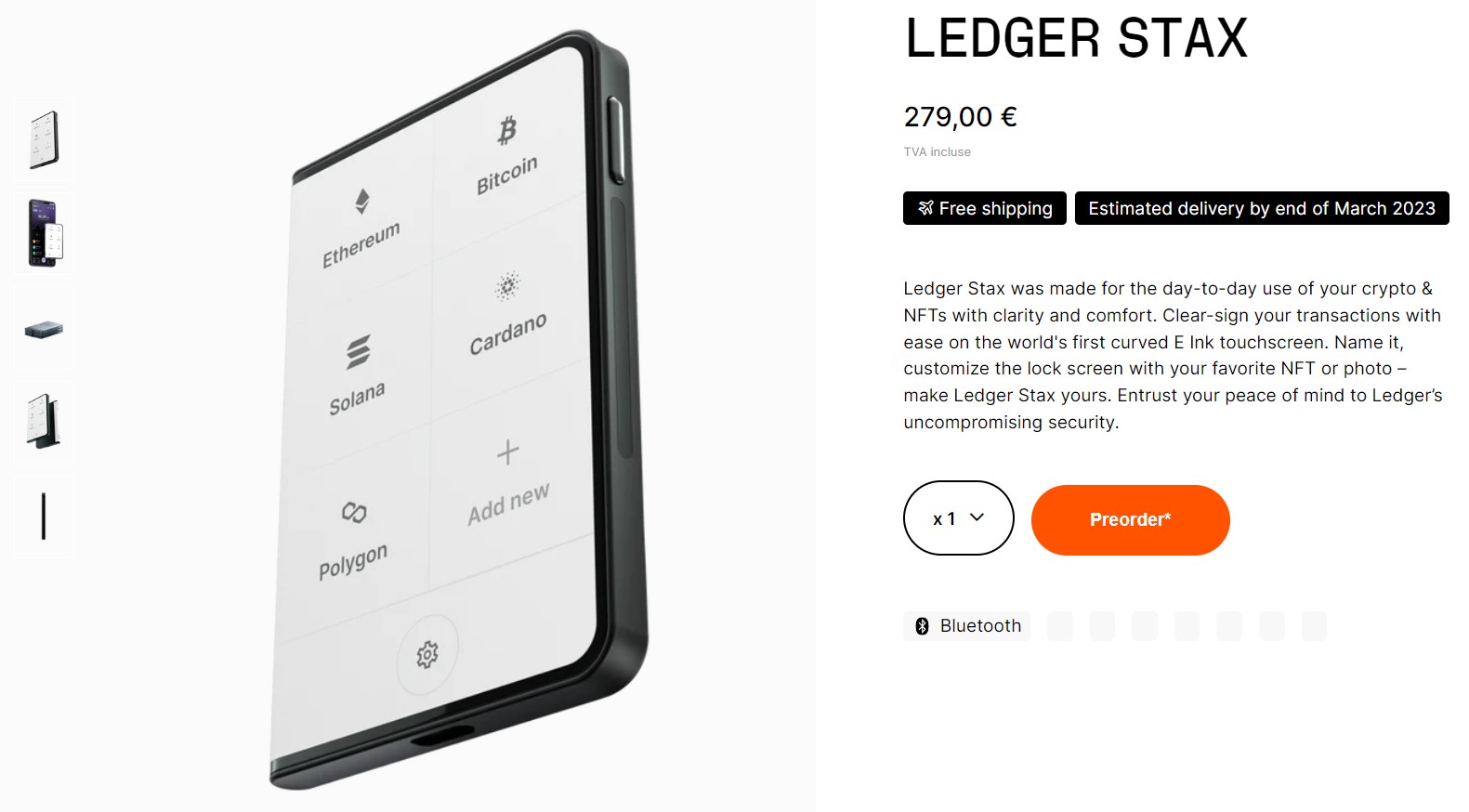 Ledger Stax Ledger Stax
