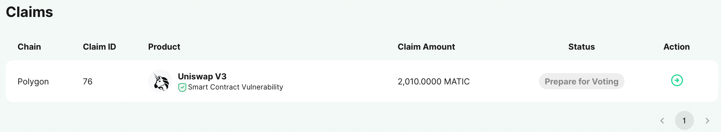 Illustration d'une réclamation sur InsurAce, un protocole d'assurance DeFi gouverné par une DAO