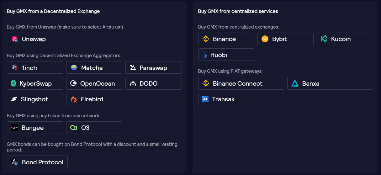 Acheter GMX Arbitrum Acheter GMX Arbitrum