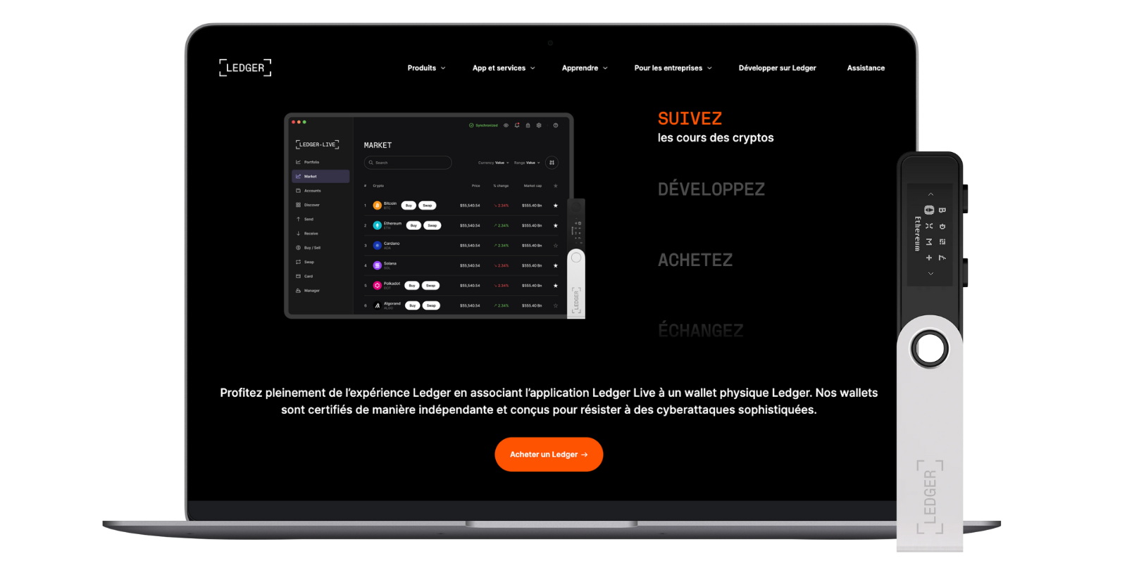 Interface Ledger Live