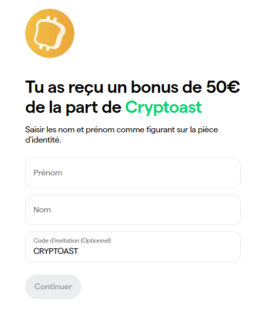 Inscription bonus cryptoast Inscription bonus cryptoast