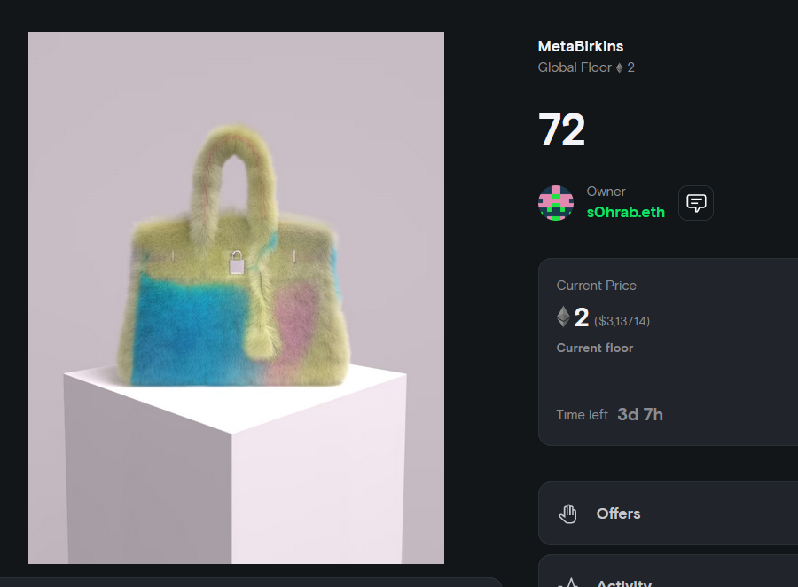 MetaBirkins LooksRare Hermès MetaBirkins LooksRare Hermès